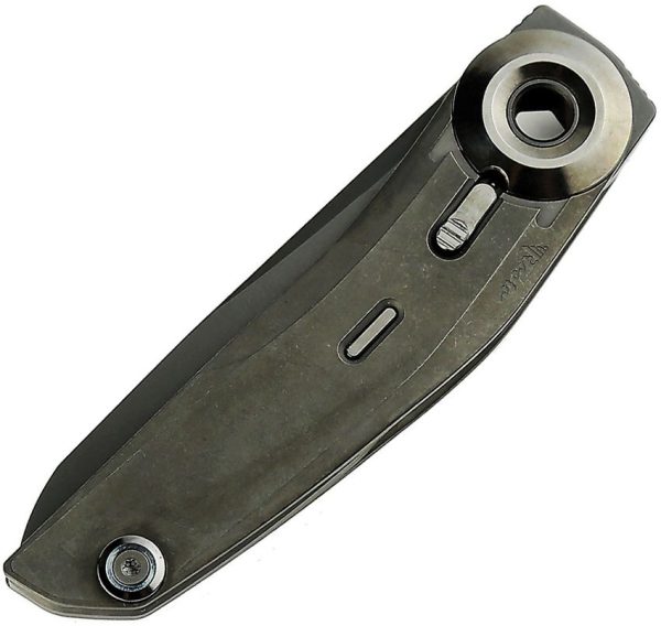 Reate VK Tron M390 DLC Folding Knife Black Titanium EDC