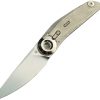 Reate VK Tron Detent Action Crystal Titanium Folding Knife