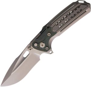 Reate Terminator 6000 Framelock Green Zirconium MagnaCut