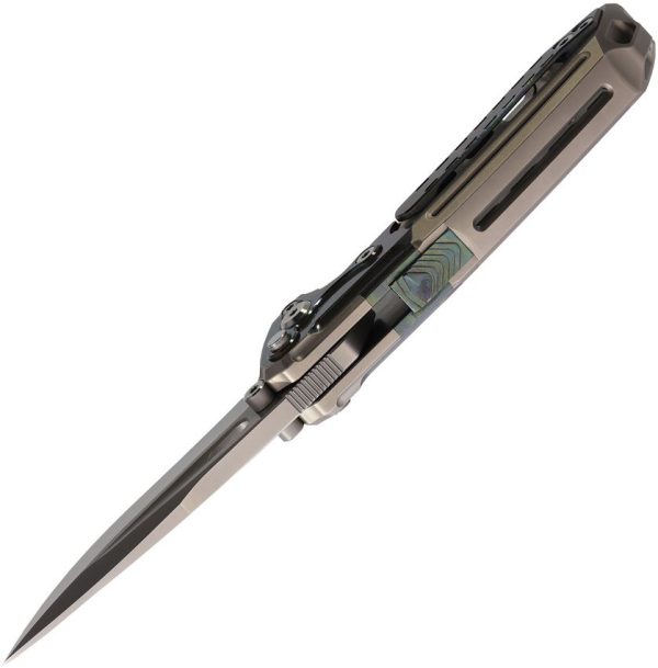 Reate Terminator 6000 Framelock Green Zirconium MagnaCut