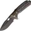 Reate Terminator 6000 Framelock Copper MagnaCut Blade