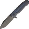 Reate 9DV2 Titanium Folding Knife CPM-154 Bronze Blue