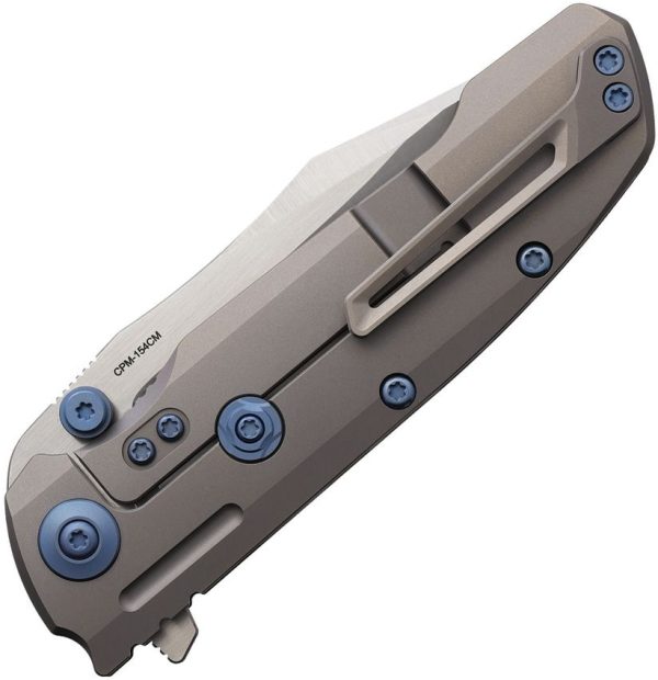 Reate 9DV2 Framelock Lava Fat CF Folding Knife CPM-154