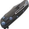 Reate 9DV2 Framelock Storm Fat CF Folding Knife CPM-154