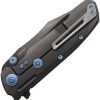 Reate 9DV2 Framelock Folding Knife CPM-154 Carbon Fiber Lava