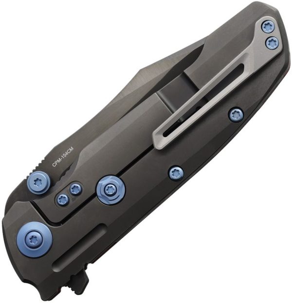 Reate 9DV2 Framelock Folding Knife CPM-154 Carbon Fiber Lava