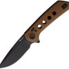 Reate PL-XF Pivot Lock Tan G10 Folding Knife Nitro V Steel