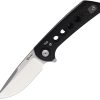 Reate PL-XF Pivot Lock Folding Knife Nitro V Micarta Black