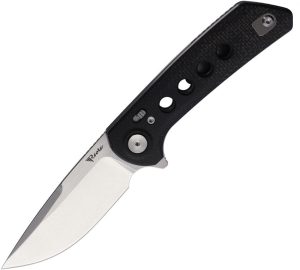 Reate PL-XF Pivot Lock Folding Knife Nitro V Micarta Black