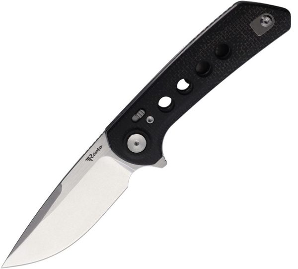 Reate PL-XF Pivot Lock Folding Knife Nitro V Micarta Black