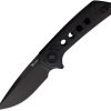 Reate PL-XF Pivot Lock Folding Knife Nitro V Black Micarta