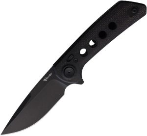Reate PL-XF Pivot Lock Folding Knife Nitro V Black Micarta