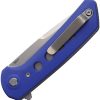 Reate Knives PL-XF Blue G10 Folding Knife Nitro V Stonewash