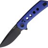 Reate Knives PL-XF Pivot Lock Folding Knife Blue G10 Nitro V