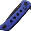 Reate Knives PL-XF Pivot Lock Folding Knife Blue G10 Nitro V