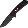 Reate PL-XF Pivot Lock Black Micarta Nitro V Folder