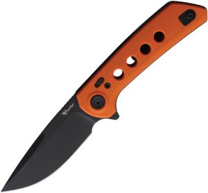 Reate PL-XF Pivot Lock Folding Knife Nitro V Orange G10