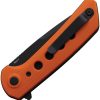 Reate PL-XF Pivot Lock Folding Knife Nitro V Orange G10