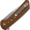 Reate PL-XF Pivot Lock Folding Knife Nitro V Tan G10