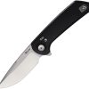 Reate PL-XF Pivot Lock Folding Knife Nitro V Blade Black Aluminum
