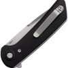 Reate PL-XF Pivot Lock Folding Knife Nitro V Blade Black Aluminum