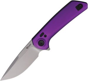 Reate PL-XF Pivot Lock Purple Aluminum Folding Knife Nitro V