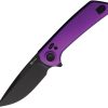 Reate PL-XF Pivot Lock Purple Aluminum Nitro V Blade