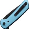 Reate PL-XF Pivot Lock Blue Folding Knife Nitro V Steel