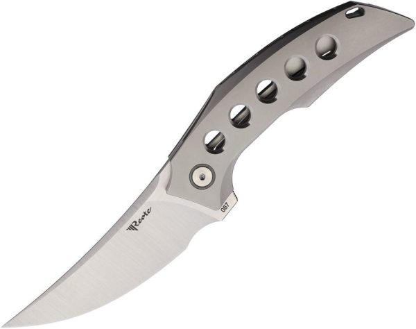Reate Velocity Framelock BB Folding Knife Elmax Steel Titanium