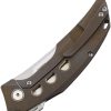Reate Velocity Framelock Bronze Folding Knife Elmax Steel