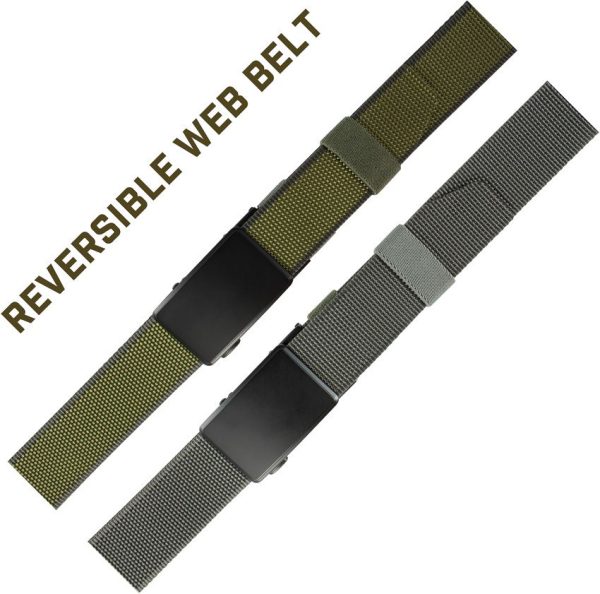 Red Rock Outdoor Gear Scout Tactical Belt - Gray/Green Nylon