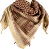 Red Rock Outdoor Gear Shemagh Head Wrap Tan/Brown Cotton