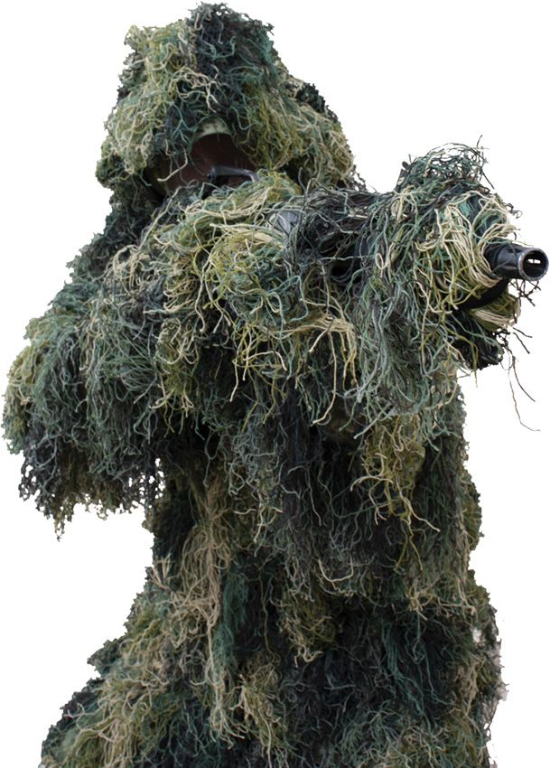 Red Rock Outdoor Gear 5-Piece Ghillie Suit Woodland Camo Large/XL