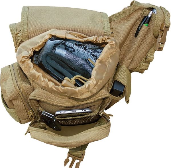 Red Rock Outdoor Gear Sidekick Sling Bag Coyote Brown Tactical
