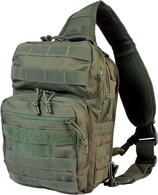 Red Rock Rover Sling Pack Olive Drab Tactical Molle Bag