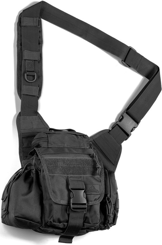 Red Rock Outdoor Gear Hipster Sling Bag Black CCW Tactical