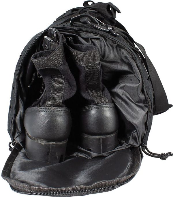 Red Rock Outdoor Gear Trooper Duffel Bag Black 31L MOLLE