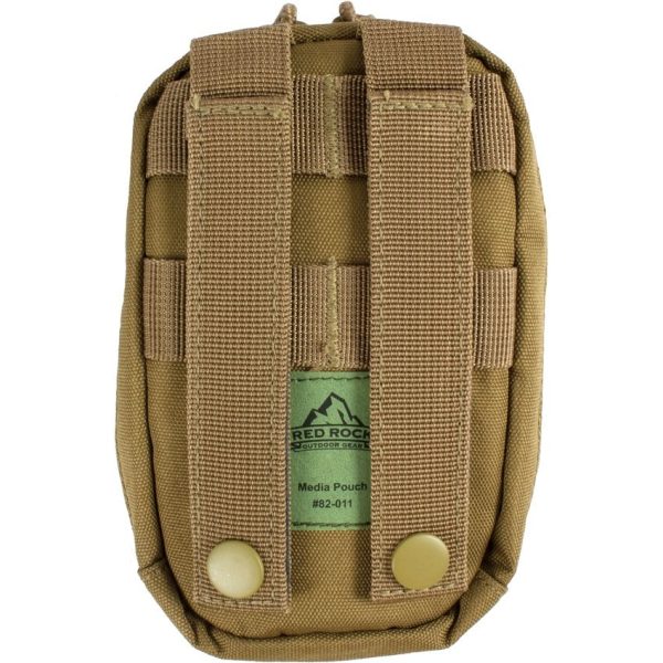 Red Rock Outdoor Gear MOLLE Media Pouch Coyote Brown