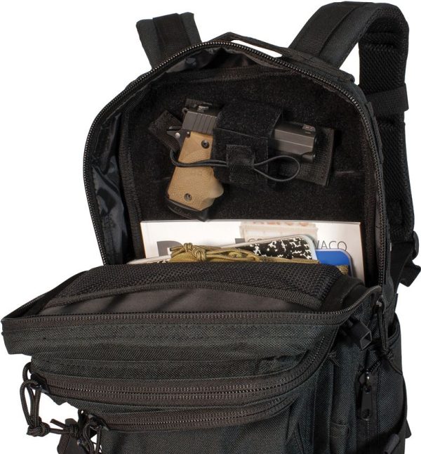 Red Rock Outdoor Gear Urban Assault Pack Black Tactical Backpack