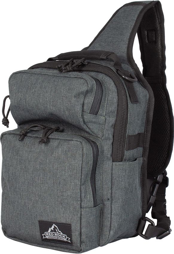 Red Rock Outdoor Gear Urban Rover Sling Charcoal Tactical Bag