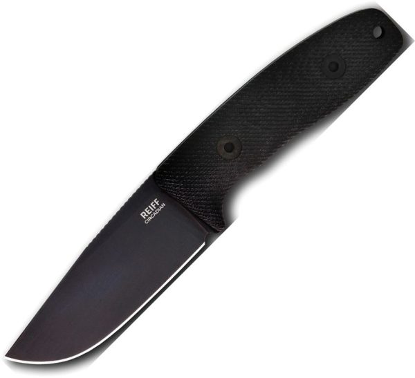 REKCC11BBCMBLKA.jpg Reiff Knives Circadian Fixed Blade CPM MagnaCut Black DLC