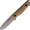 Reiff Knives F3 EDC Fixed Blade Tan CPM MagnaCut Stainless