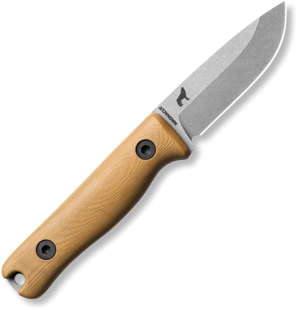 Reiff Knives F3 EDC Fixed Blade CPM MagnaCut Tan G10