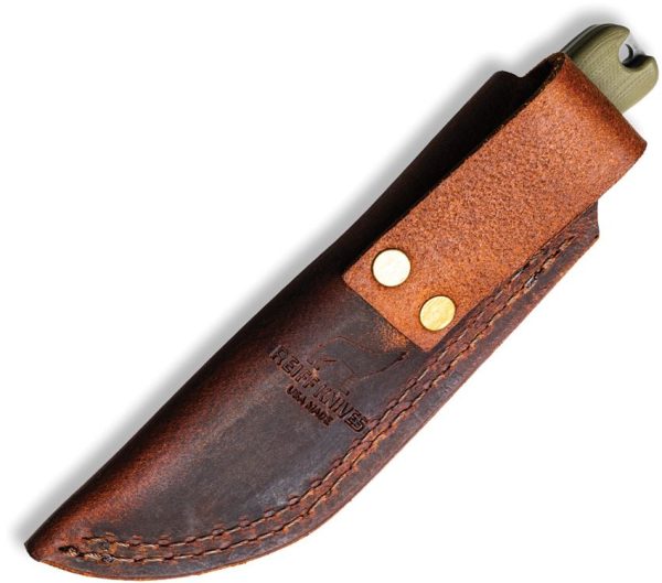 Reiff Knives F3 EDC Fixed Blade CPM MagnaCut OD Green G10