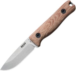 Reiff F3 EDC Fixed Blade CPM-3V Natural Micarta USA Made