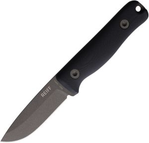 REKF3X13BLBL.jpg Reiff F3 XC Fixed Blade - Black G10 Gray Cerakote