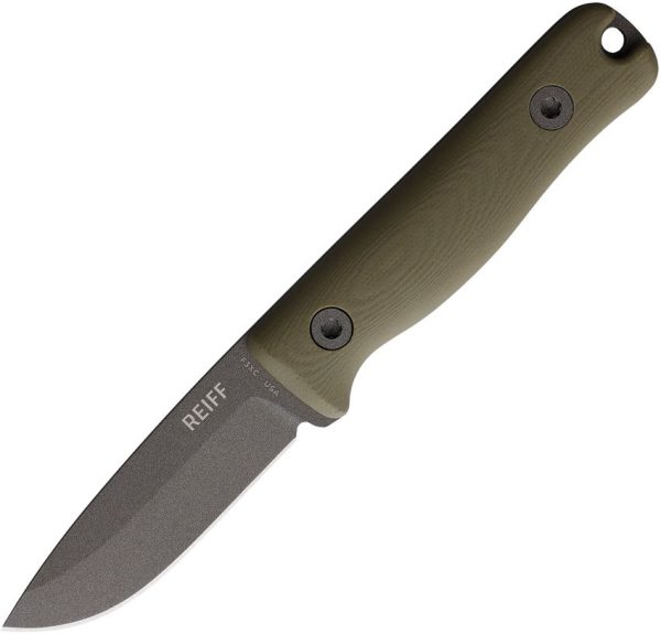 Reiff Knives F3 XC Fixed Blade CPM-3V OD Green Kydex