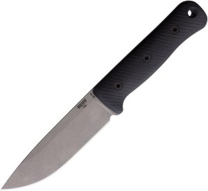 Reiff F5 Gen 2 Fixed Blade - Black G10 Stonewash