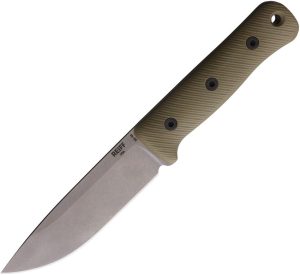Reiff F5 Gen 2 Fixed Blade - OD Green G10 Stonewash
