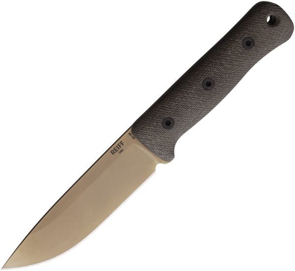 Reiff Knives F5 Gen 2 Fixed Blade - Green Micarta